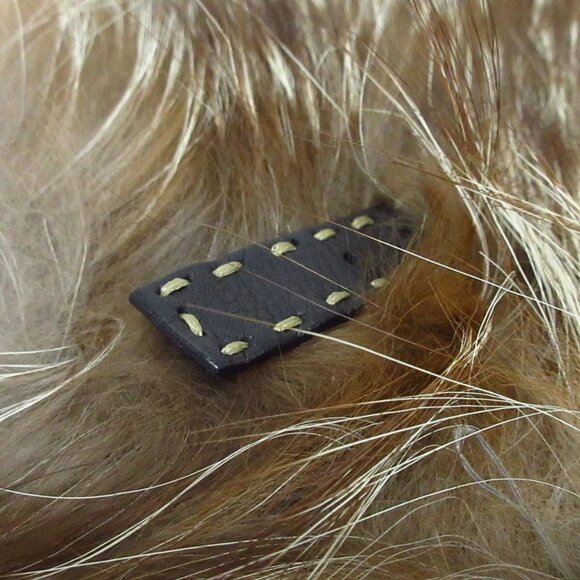 Auth FENDI - Brown Cream Multi Fur Scarf authentic - Picture 6 of 7